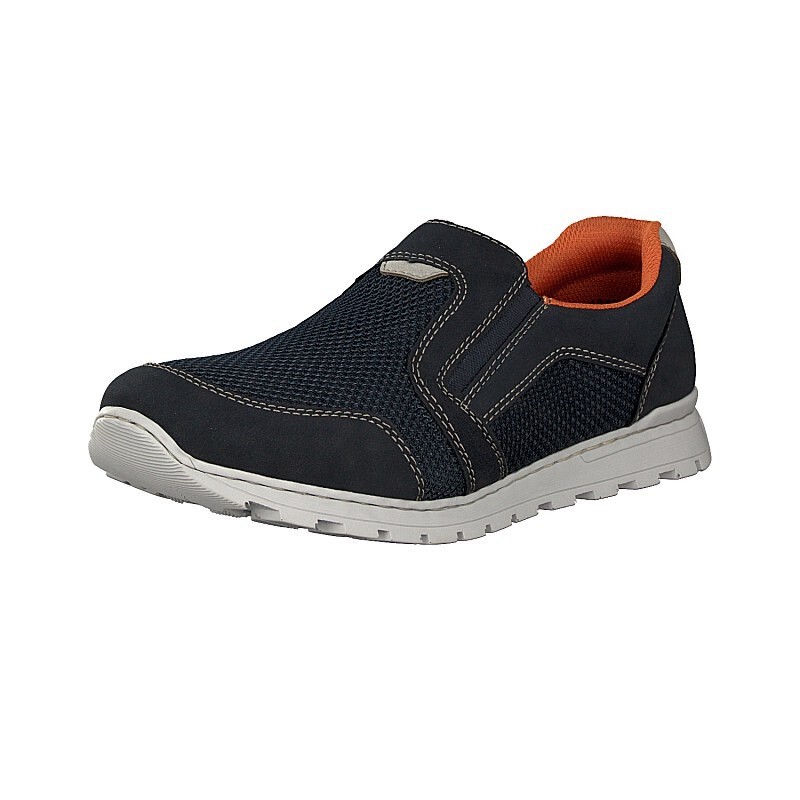 Panske Slip On Rieker 18760-14, Modre